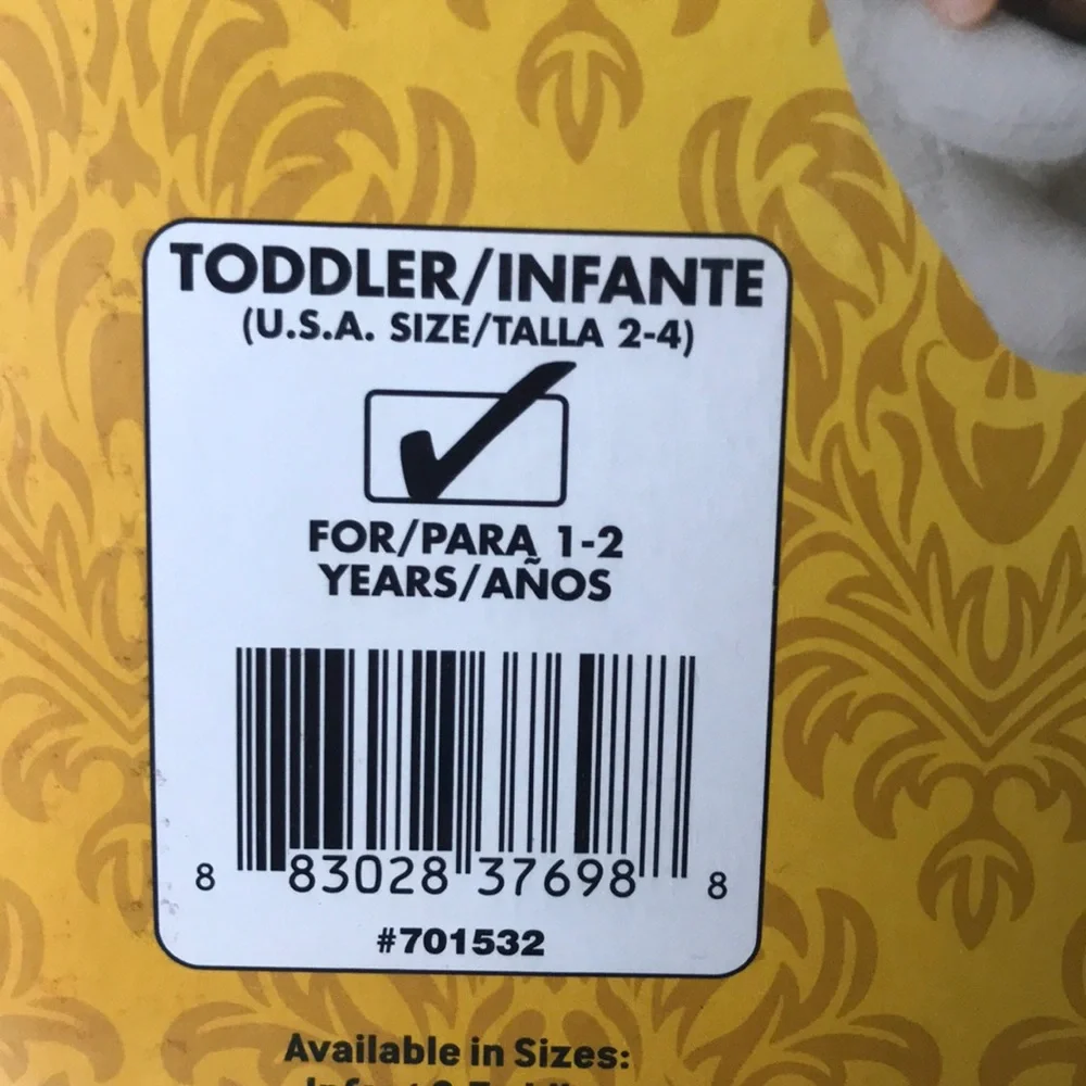 Infant and Toddler Sloth Costume